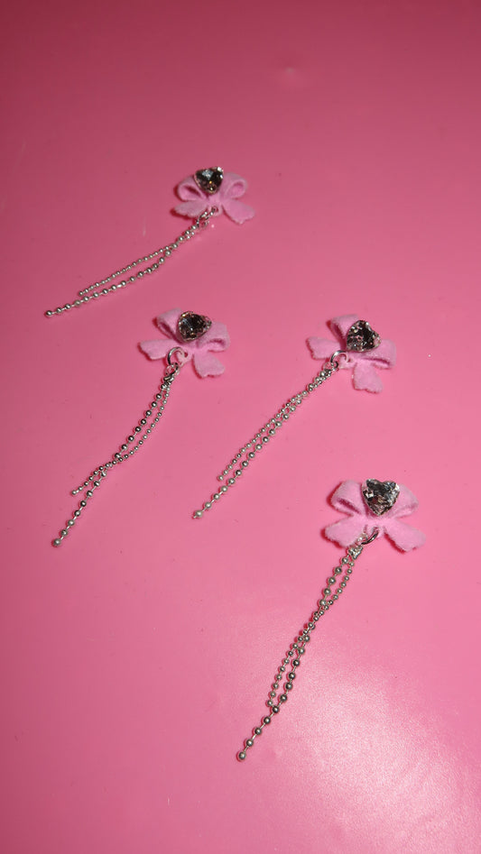 Pink Chain Bows